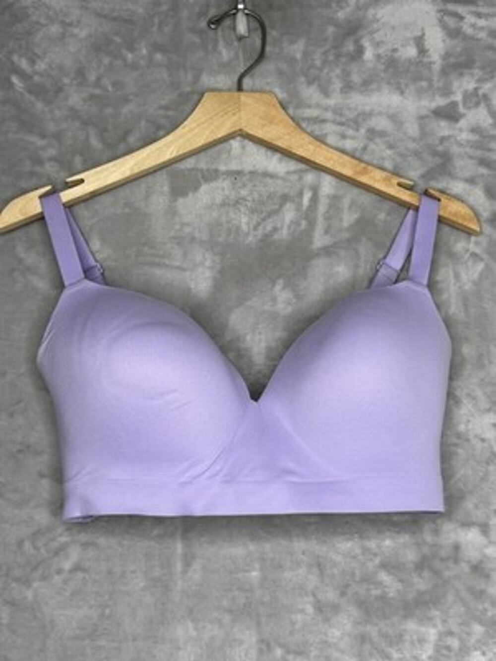 Soma Enbliss Wireless Bra Womens 36DD Purple T-Shirt Lightly Lined Seamless